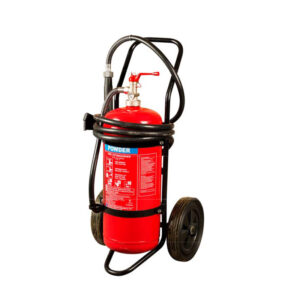 25KG ABC Dry Powder Fire Extinguisher Trolley Type Kite Mark, QCD Approved