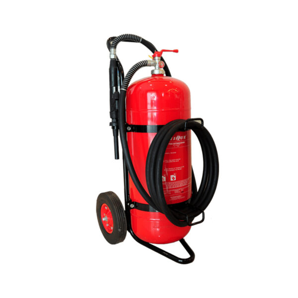 50Ltr Foam Fire Extinguisher Trolley Type Kitemark, QCD Approved