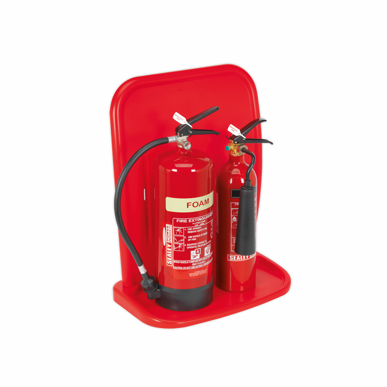 Fire Extinguisher Stand Double