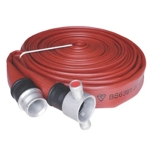 2.5” x 30Mtr Synthetic Fire Hose Type 3 With Male Female Instantaneous Aluminum Coupling QCD Approved