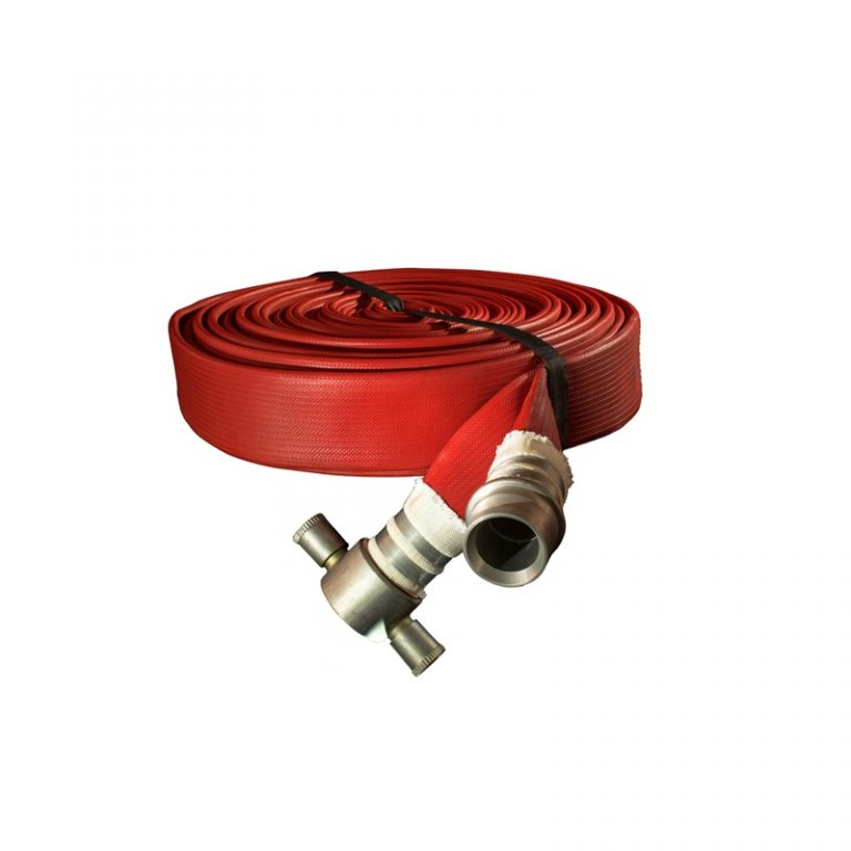 2.5” x 30Mtr Synthetic Fire Hose Type 2 With Male Female Instantaneous Aluminum Coupling QCD Approved