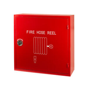 Single Door Fire Hose Reel Cabinet Mild Red Painted Surface type